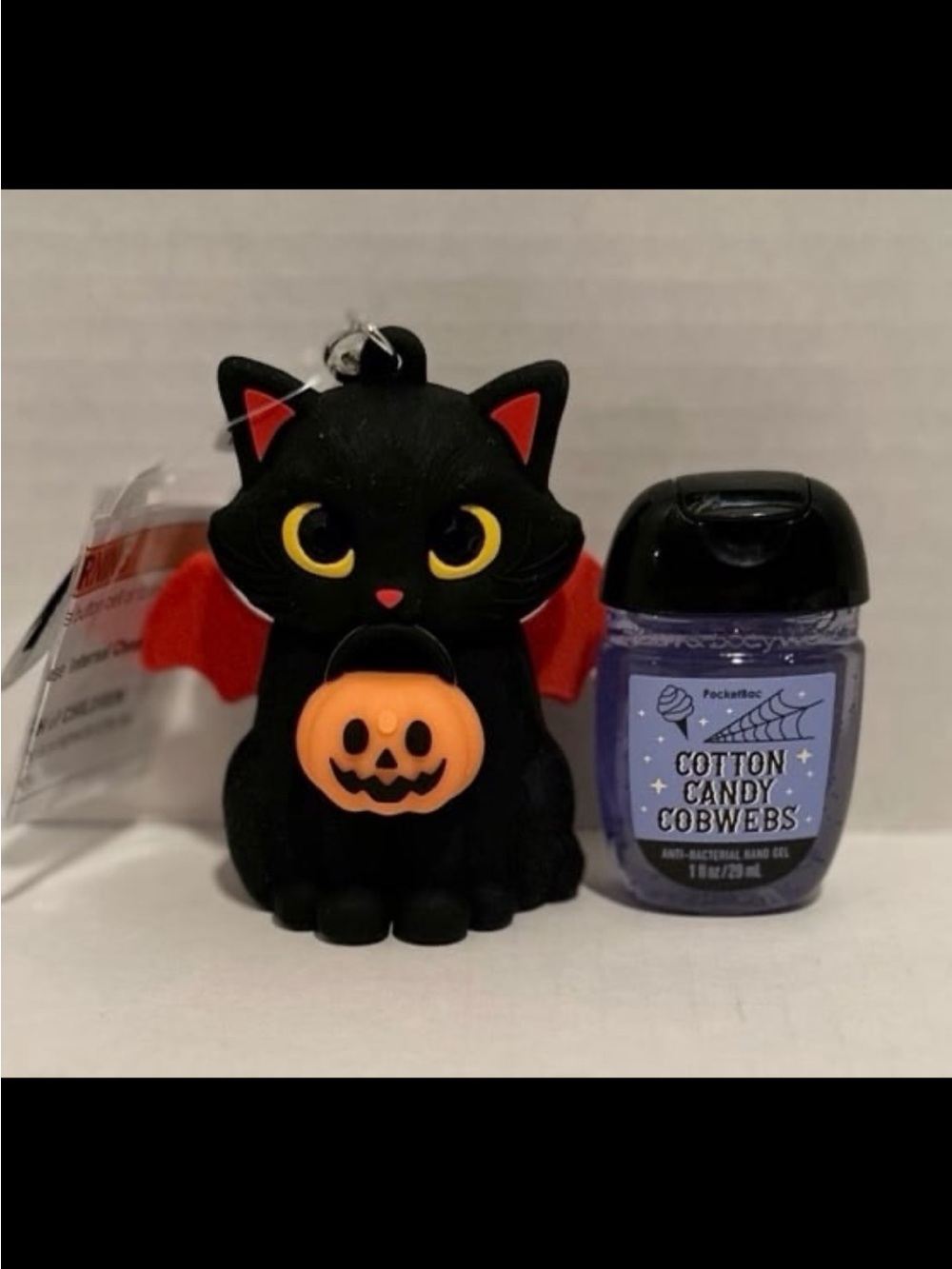 Bath & Body NEW Spooky Kitty Light-Up PocketBac Holder & Sanitizer